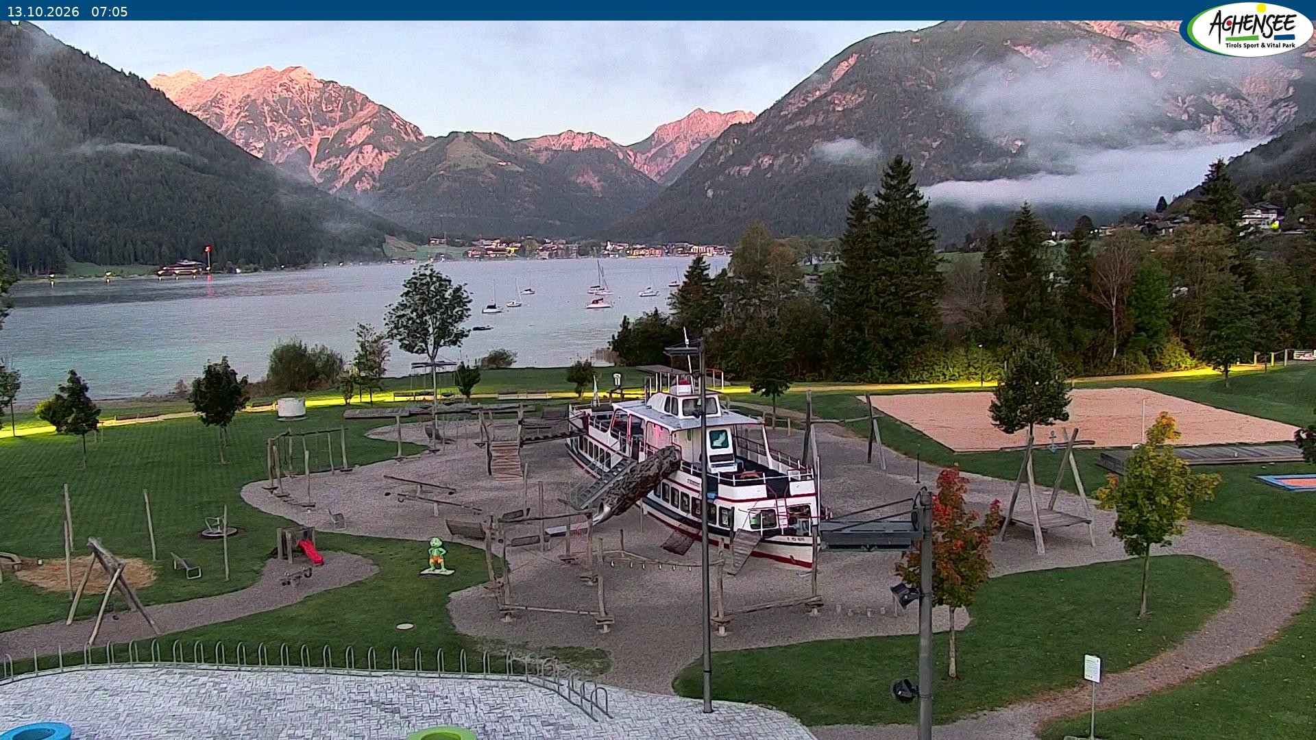 Archiv Foto Webcam Erlebnisbad Atoll am Achensee