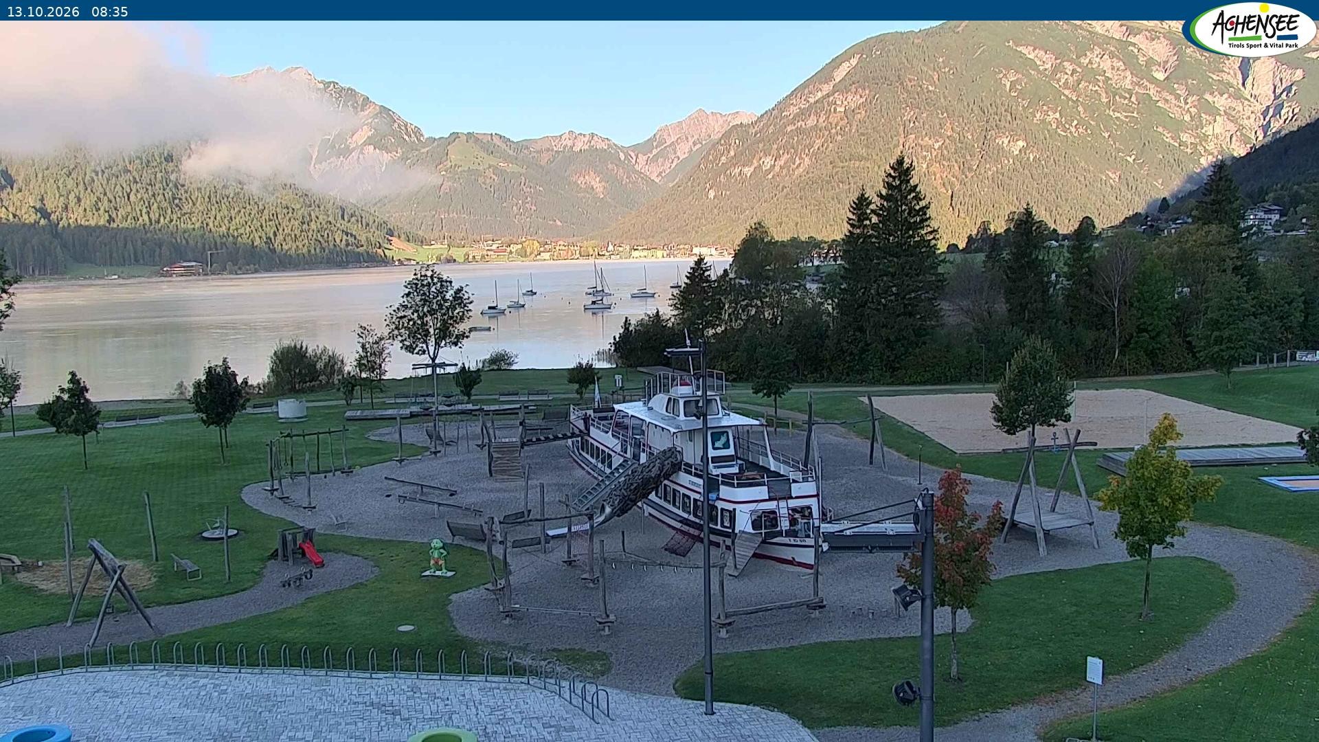 Archiv Foto Webcam Erlebnisbad Atoll am Achensee
