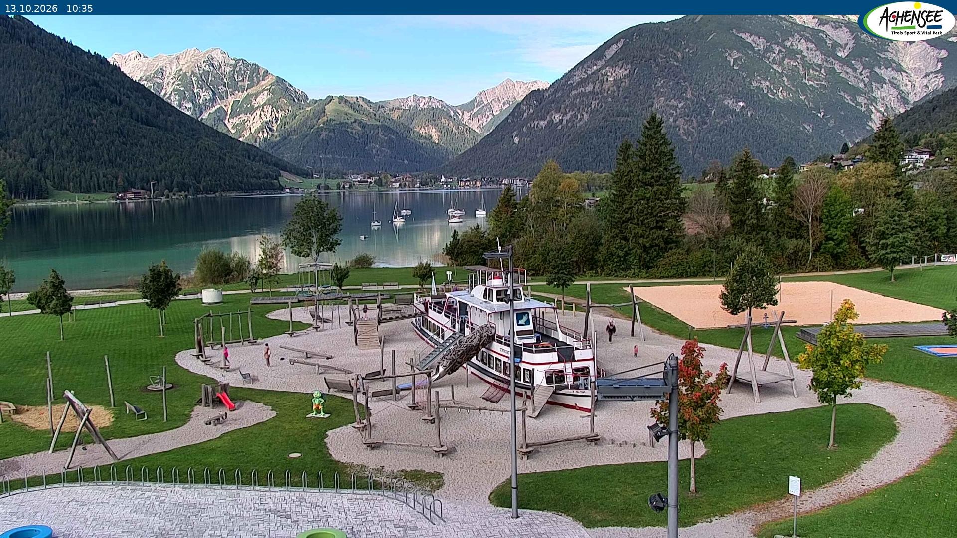 Archiv Foto Webcam Erlebnisbad Atoll am Achensee