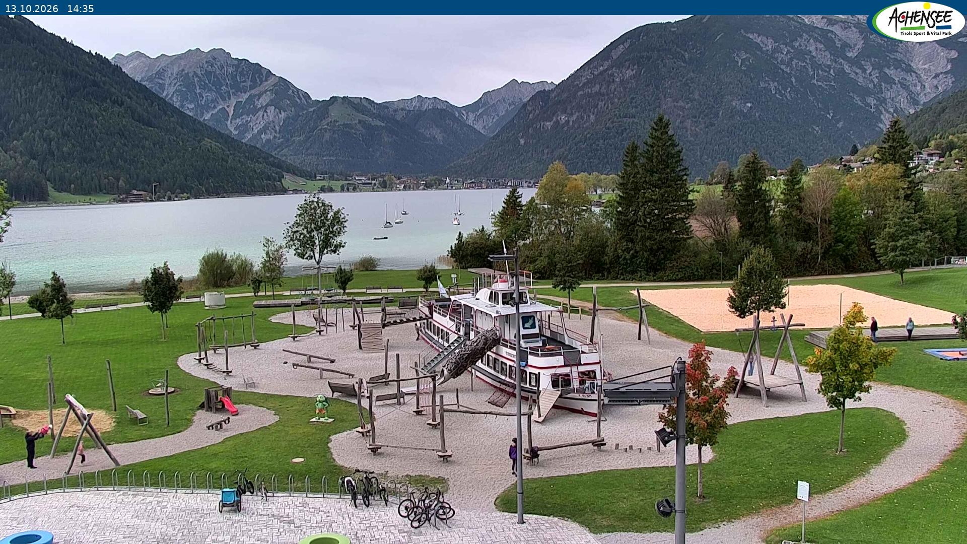 Archiv Foto Webcam Erlebnisbad Atoll am Achensee
