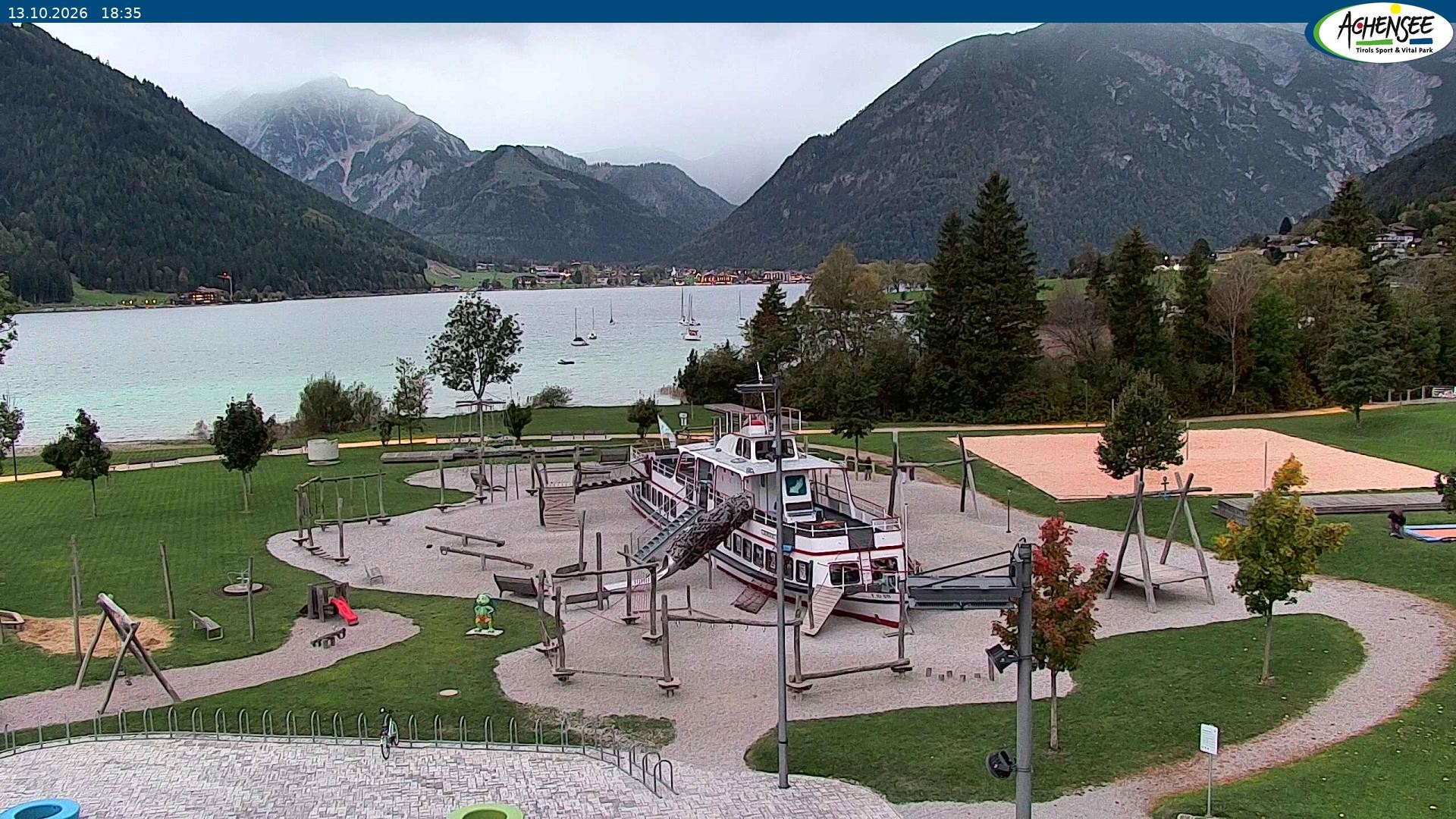 Archiv Foto Webcam Erlebnisbad Atoll am Achensee
