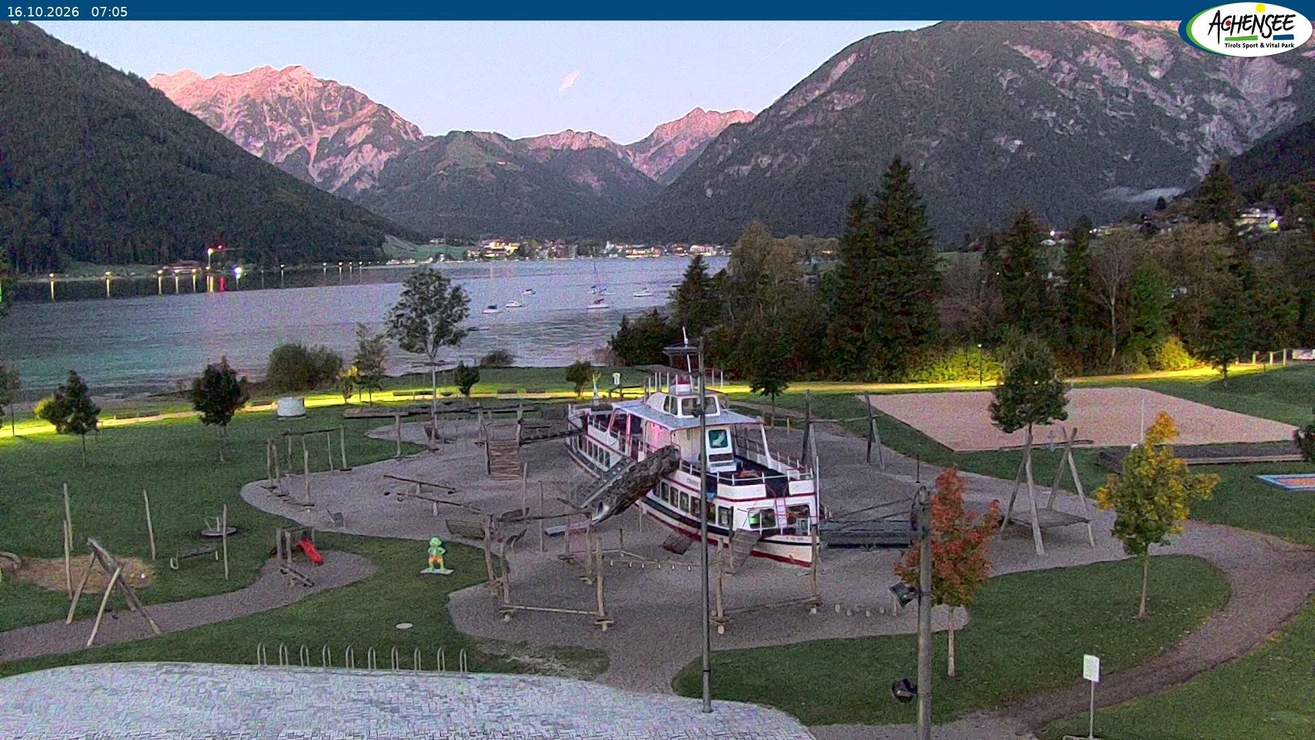 Archiv Foto Webcam Erlebnisbad Atoll am Achensee