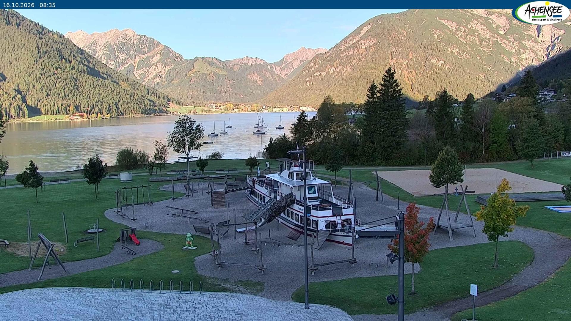 Archiv Foto Webcam Erlebnisbad Atoll am Achensee