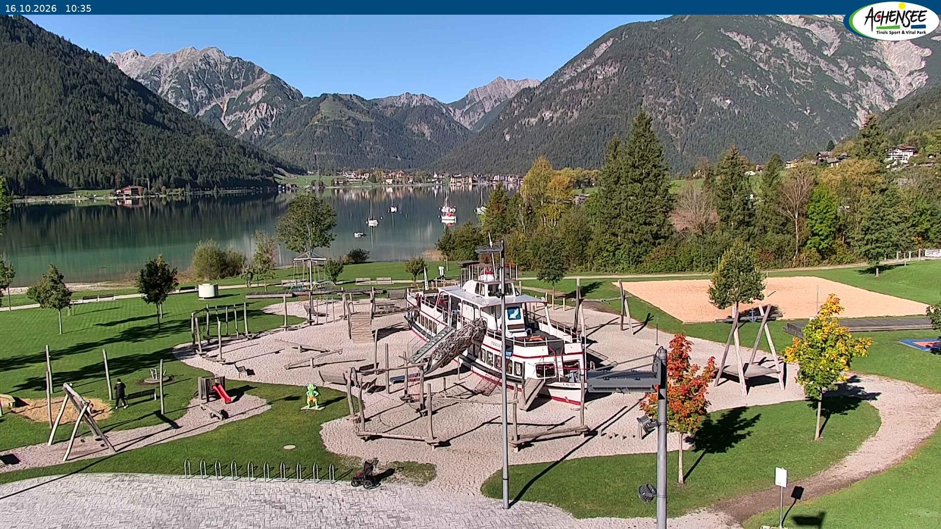 Archiv Foto Webcam Erlebnisbad Atoll am Achensee