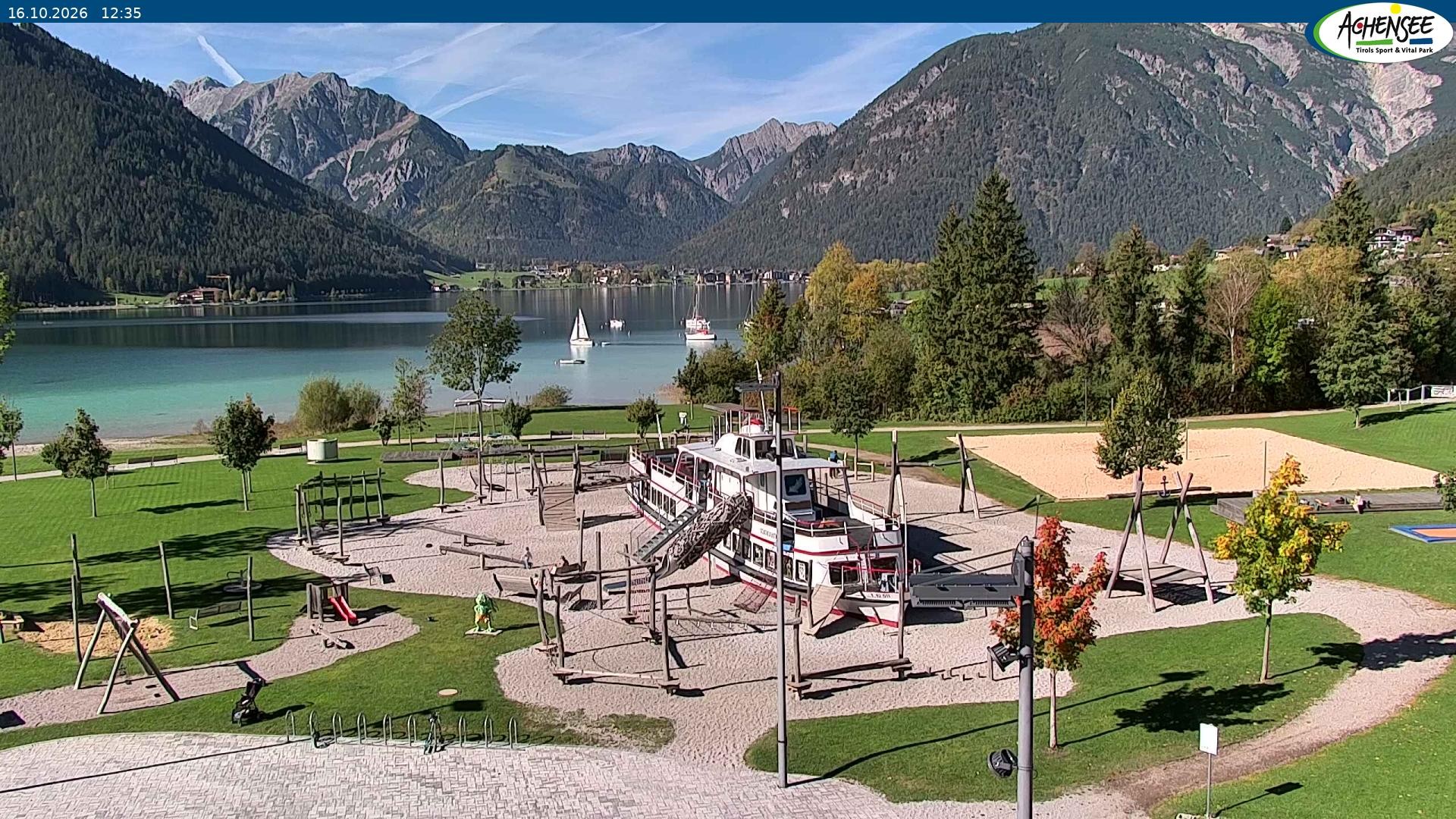 Archiv Foto Webcam Erlebnisbad Atoll am Achensee