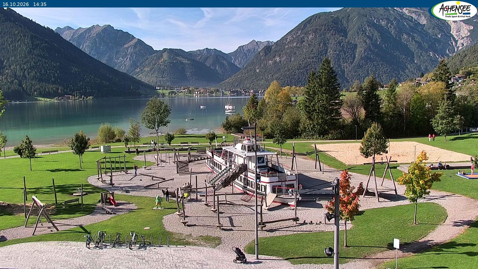 Archiv Foto Webcam Erlebnisbad Atoll am Achensee
