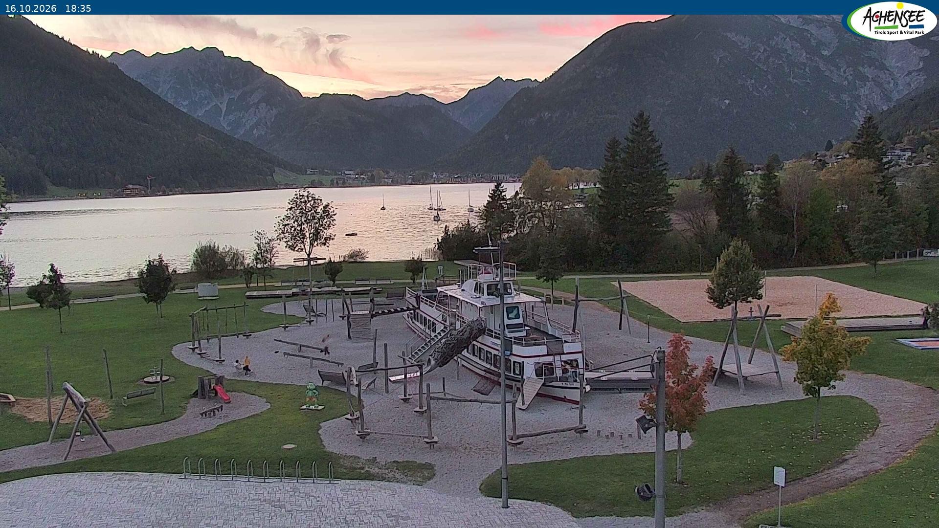Archiv Foto Webcam Erlebnisbad Atoll am Achensee