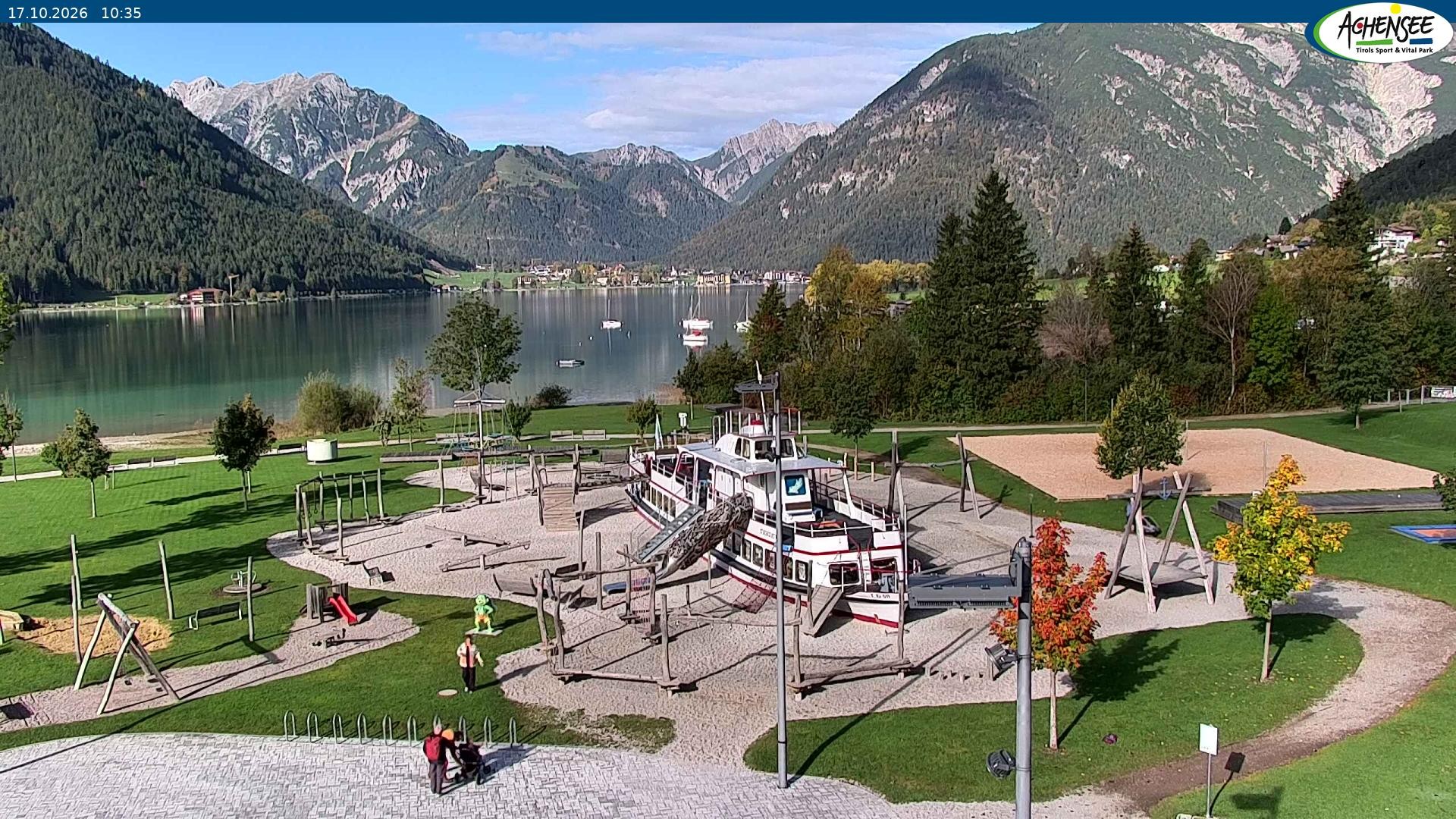 Archiv Foto Webcam Erlebnisbad Atoll am Achensee