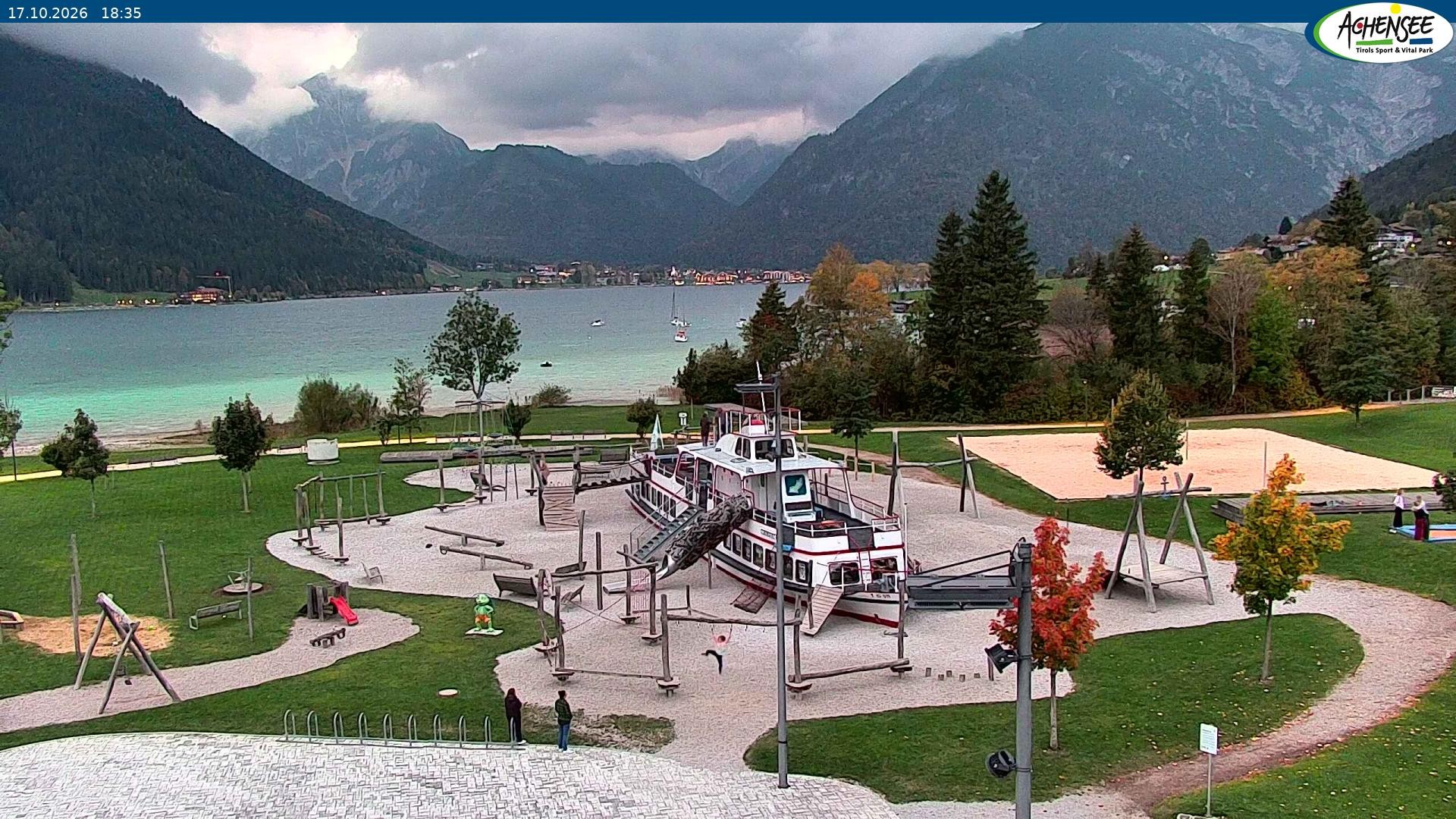 Archiv Foto Webcam Erlebnisbad Atoll am Achensee