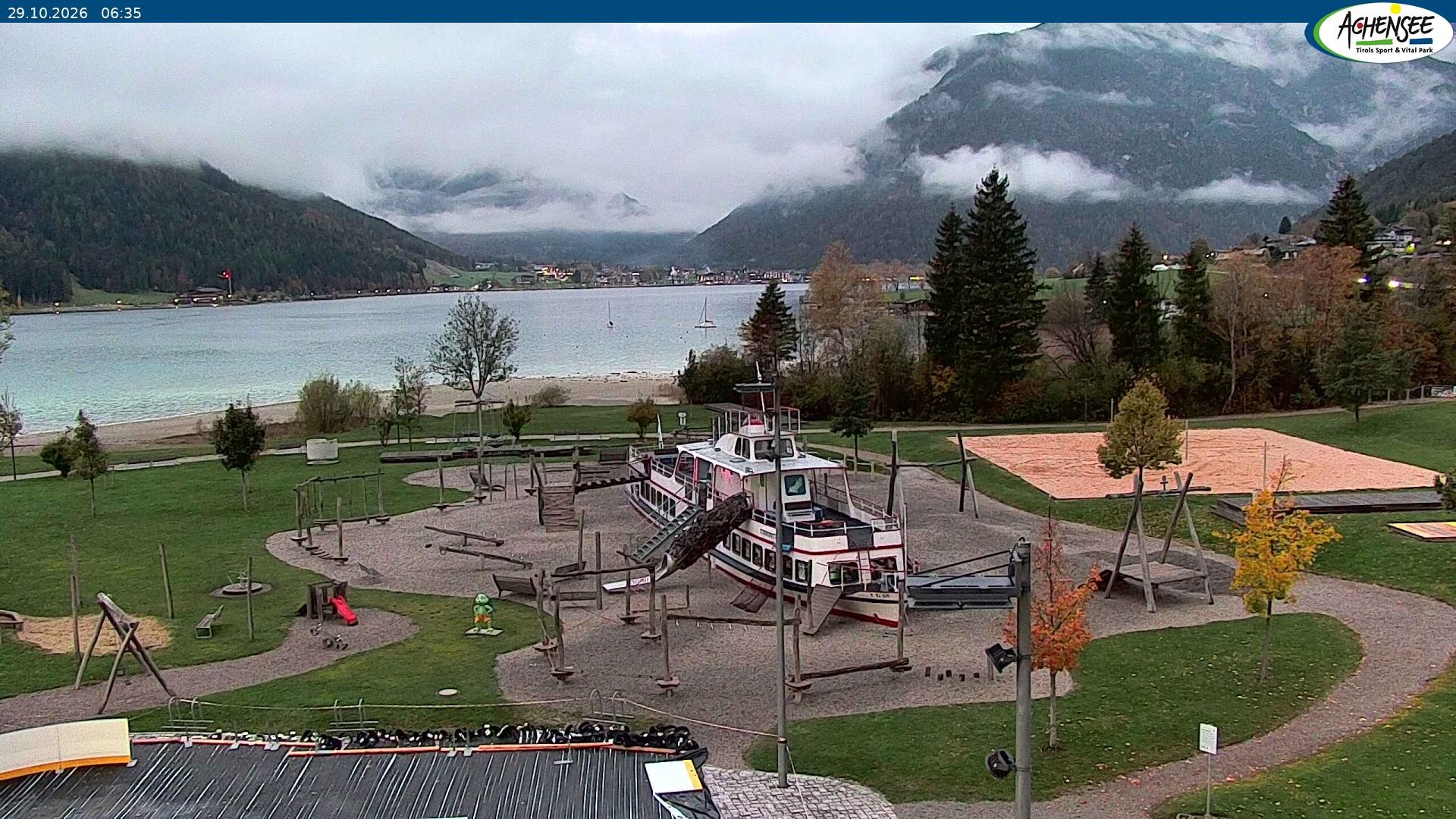 Archiv Foto Webcam Erlebnisbad Atoll am Achensee