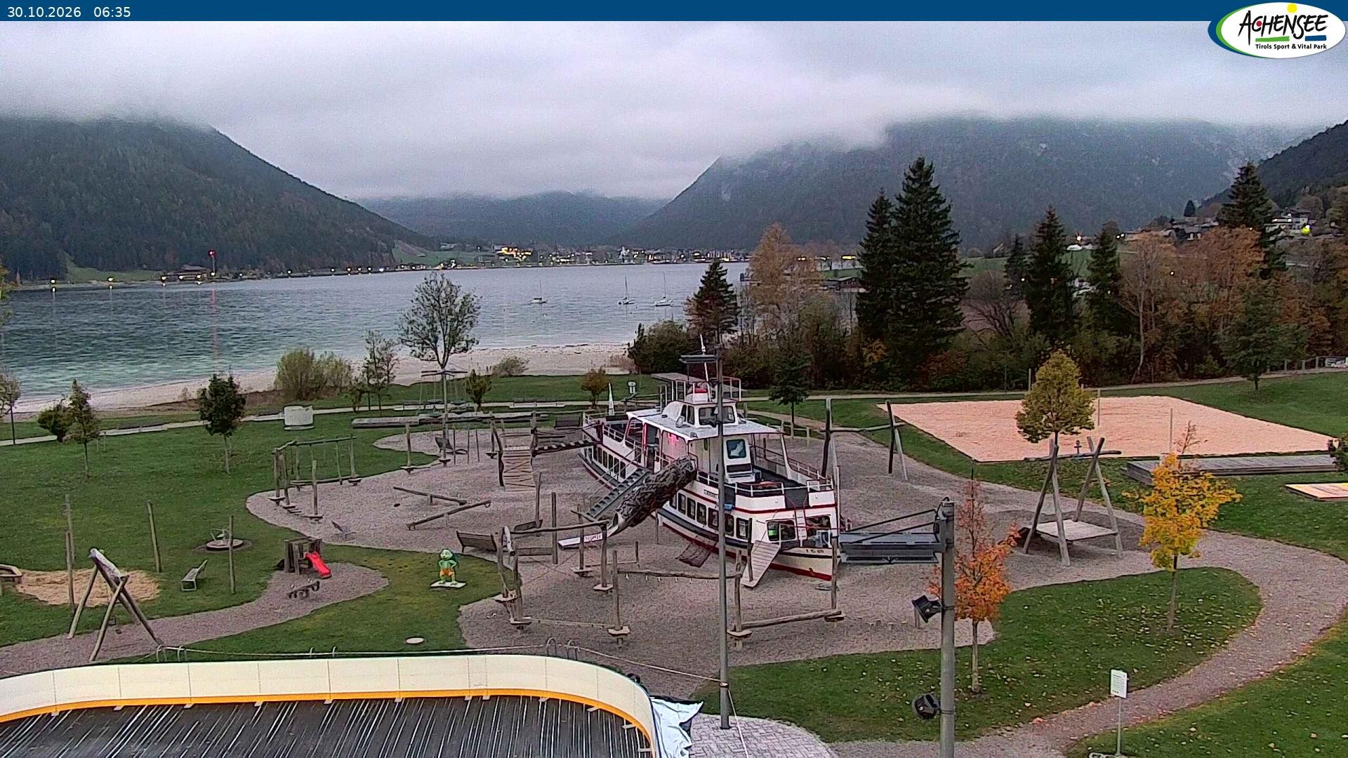 Archiv Foto Webcam Erlebnisbad Atoll am Achensee