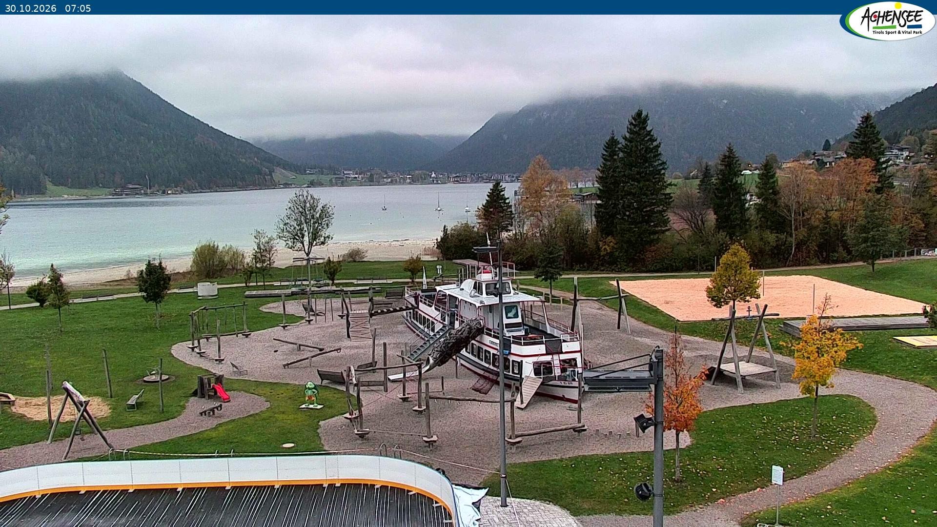 Archiv Foto Webcam Erlebnisbad Atoll am Achensee