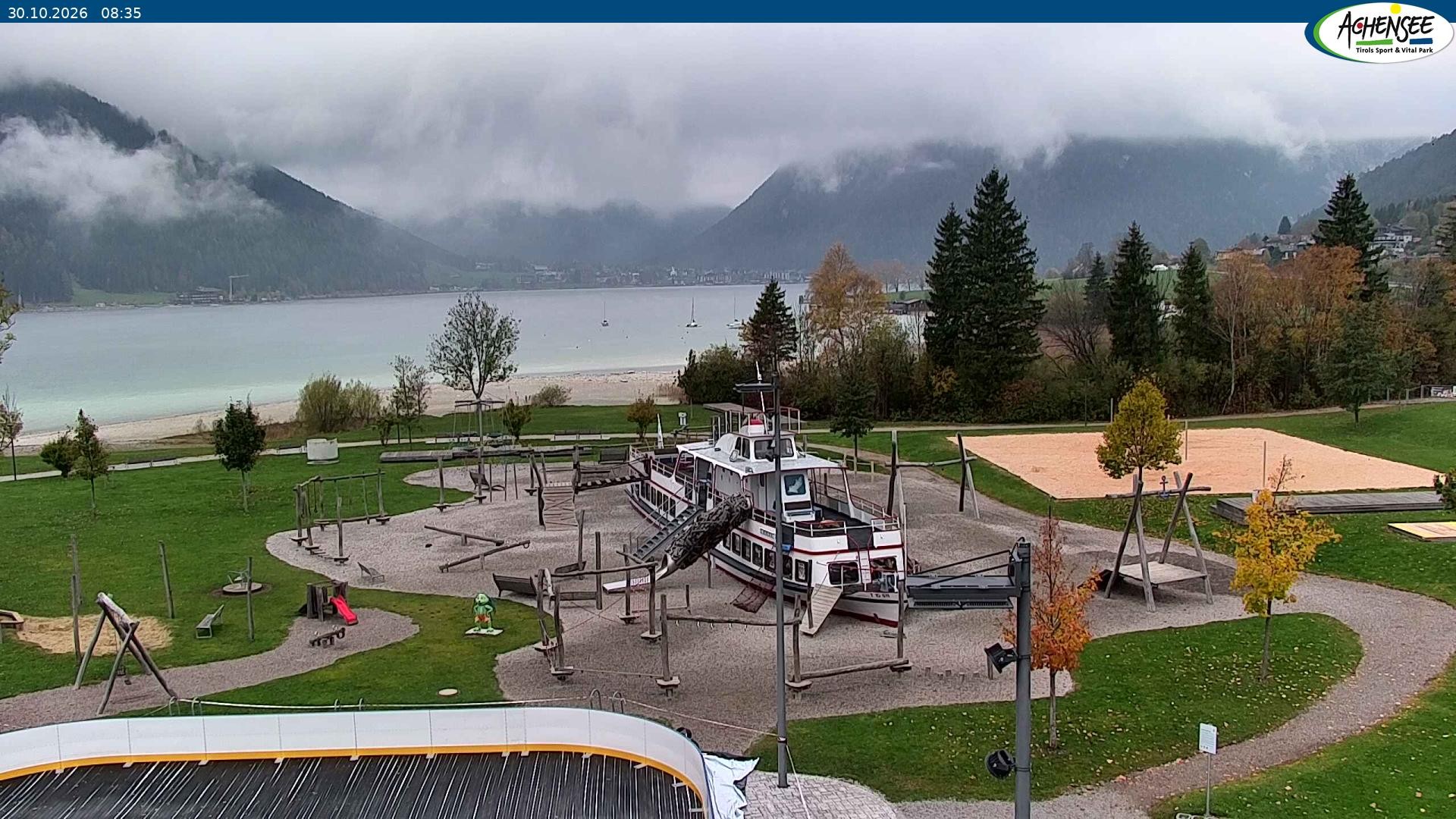 Archiv Foto Webcam Erlebnisbad Atoll am Achensee