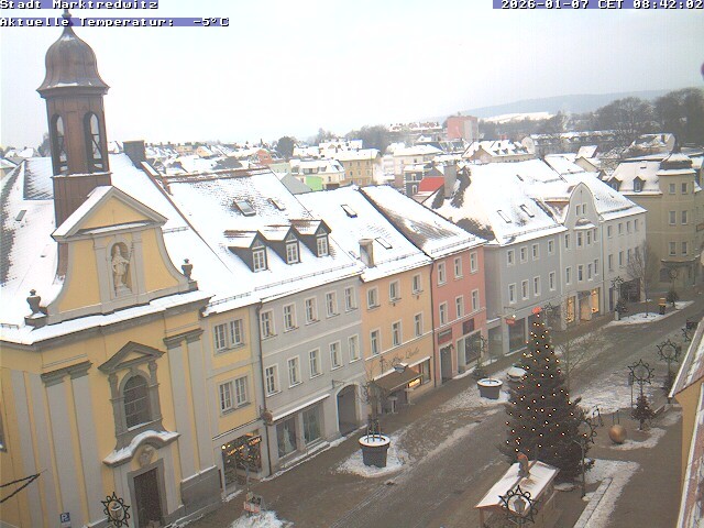 Archiv Foto Webcam Marktredwitz Fußgängerzone