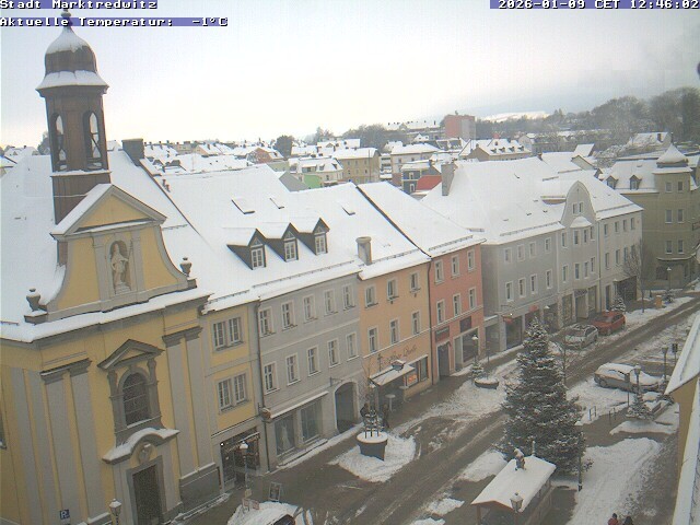 Archiv Foto Webcam Marktredwitz Fußgängerzone