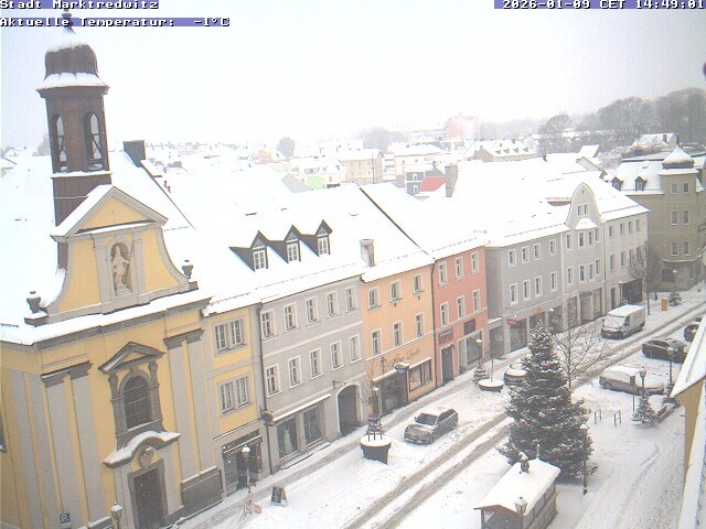 Archiv Foto Webcam Marktredwitz Fußgängerzone