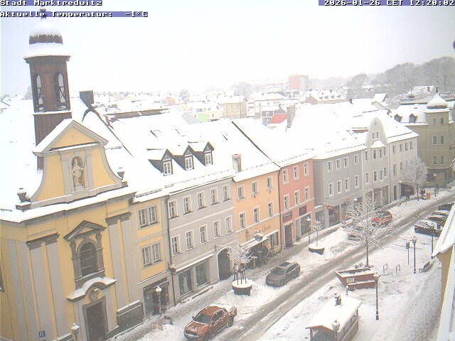 Archiv Foto Webcam Marktredwitz Fußgängerzone