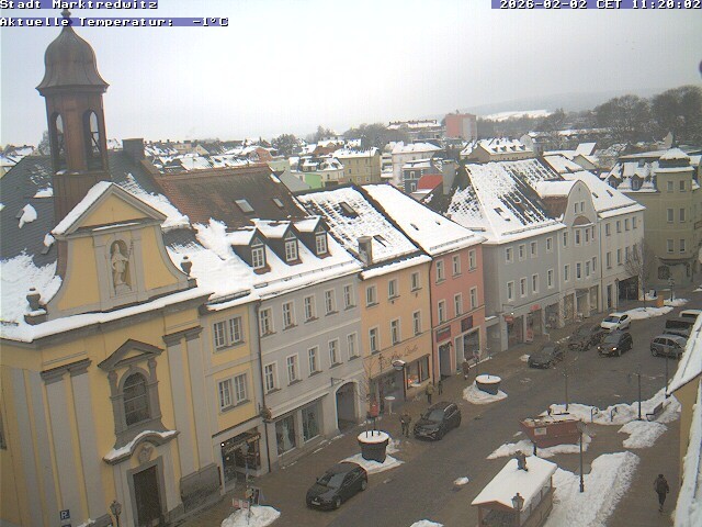 Archiv Foto Webcam Marktredwitz Fußgängerzone