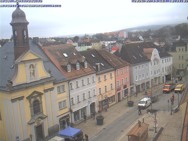 Archiv Foto Webcam Marktredwitz Fußgängerzone