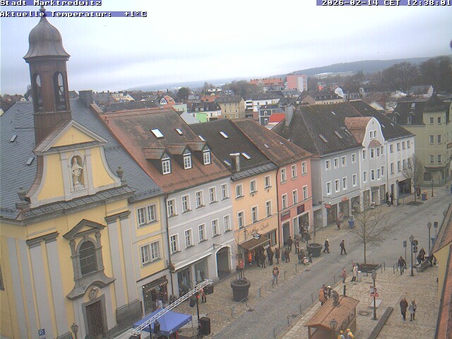 Archiv Foto Webcam Marktredwitz Fußgängerzone