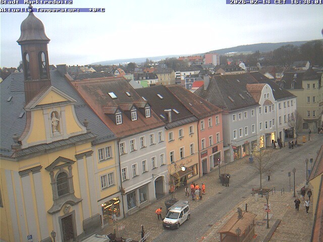 Archiv Foto Webcam Marktredwitz Fußgängerzone
