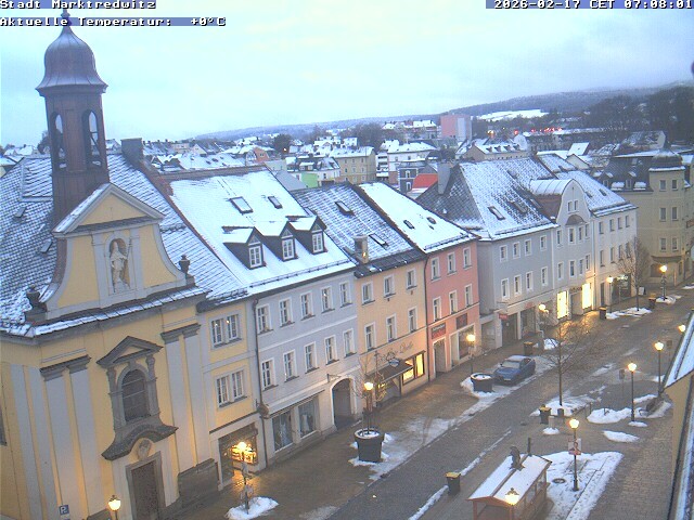Archiv Foto Webcam Marktredwitz Fußgängerzone