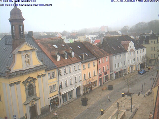 Archiv Foto Webcam Marktredwitz Fußgängerzone