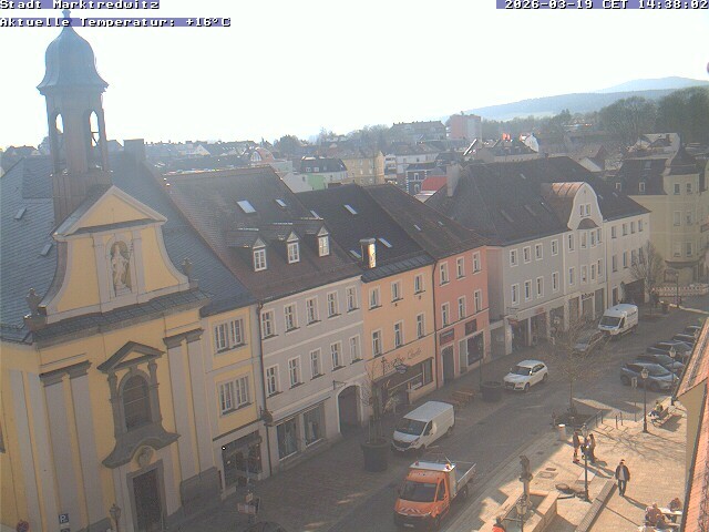 Archiv Foto Webcam Marktredwitz Fußgängerzone