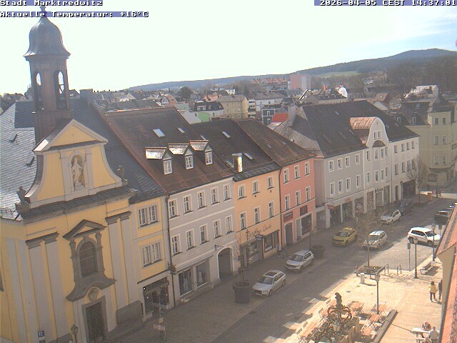 Archiv Foto Webcam Marktredwitz Fußgängerzone