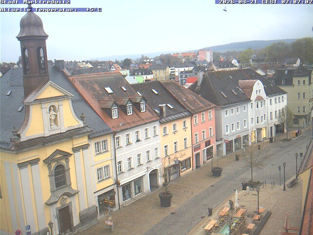 Archiv Foto Webcam Marktredwitz Fußgängerzone