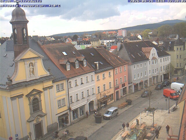 Archiv Foto Webcam Marktredwitz Fußgängerzone