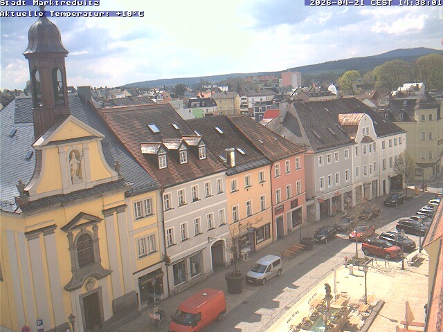 Archiv Foto Webcam Marktredwitz Fußgängerzone