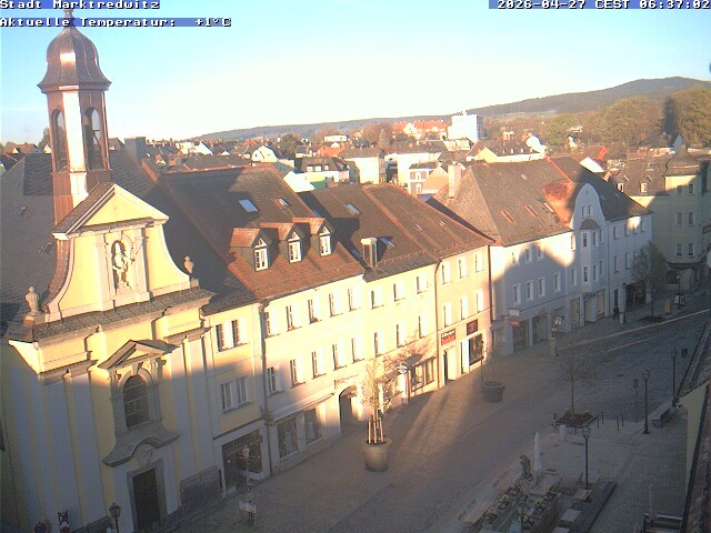 Archived image Webcam Marktredwitz pedestrian area
