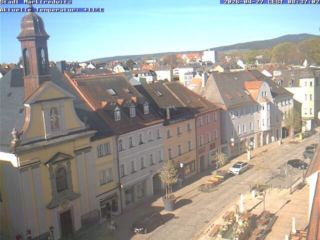 Archived image Webcam Marktredwitz pedestrian area