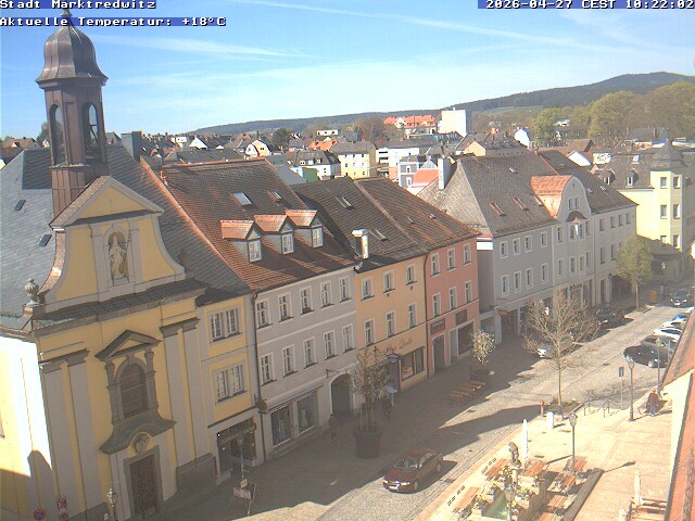 Archived image Webcam Marktredwitz pedestrian area