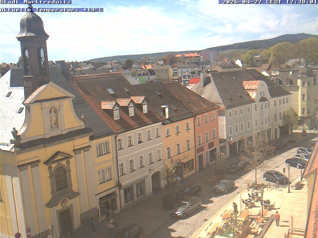 Archived image Webcam Marktredwitz pedestrian area