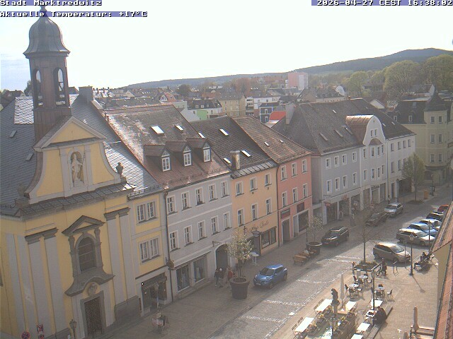 Archived image Webcam Marktredwitz pedestrian area