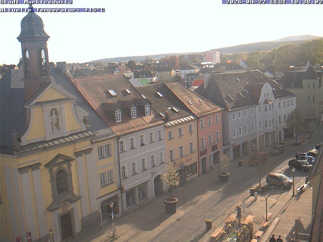 Archived image Webcam Marktredwitz pedestrian area