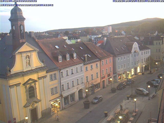 Archived image Webcam Marktredwitz pedestrian area