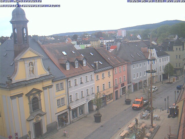 Archiv Foto Webcam Marktredwitz Fußgängerzone