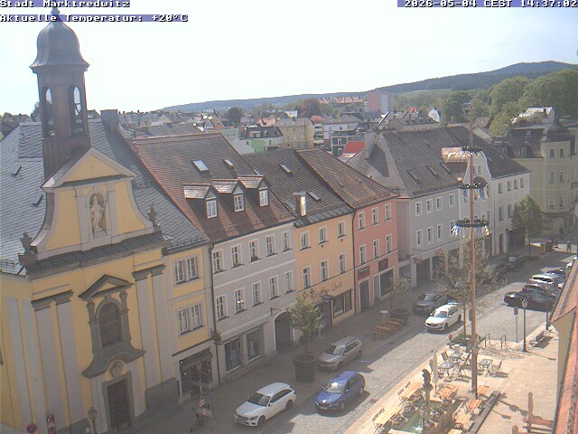 Archiv Foto Webcam Marktredwitz Fußgängerzone