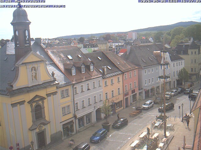 Archiv Foto Webcam Marktredwitz Fußgängerzone