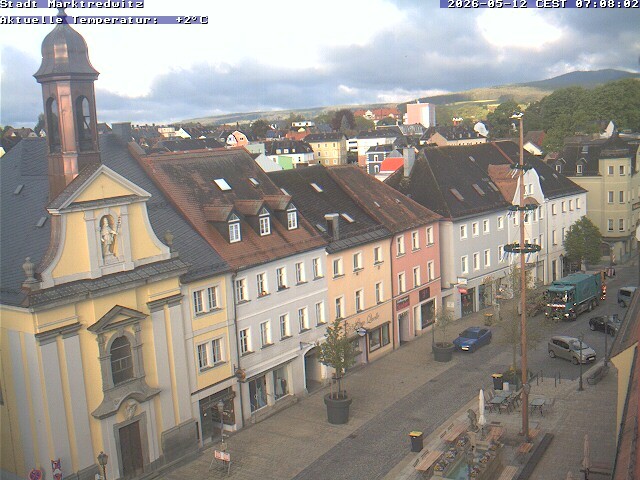Archiv Foto Webcam Marktredwitz Fußgängerzone