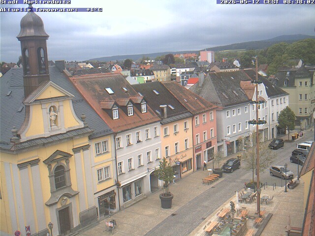 Archiv Foto Webcam Marktredwitz Fußgängerzone