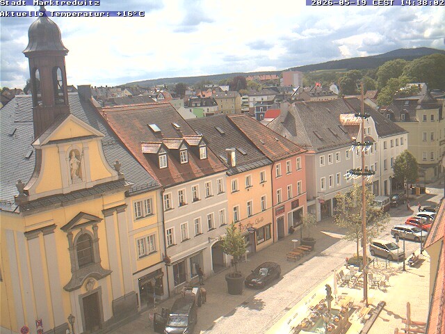Archiv Foto Webcam Marktredwitz Fußgängerzone