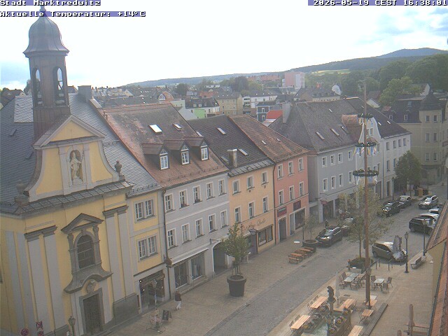 Archiv Foto Webcam Marktredwitz Fußgängerzone