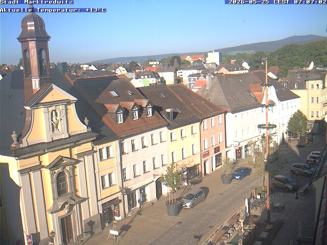 Archiv Foto Webcam Marktredwitz Fußgängerzone