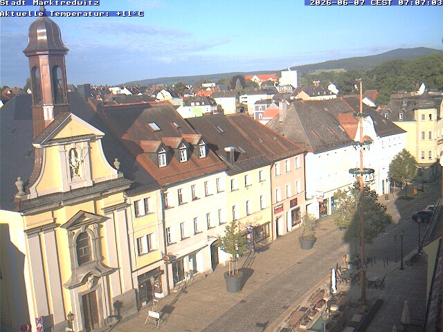 Archiv Foto Webcam Marktredwitz Fußgängerzone