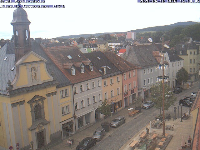 Archiv Foto Webcam Marktredwitz Fußgängerzone