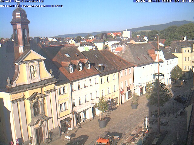 Archiv Foto Webcam Marktredwitz Fußgängerzone